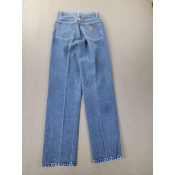 Vintage Wrangler Jeans Womens 9 Blue High Rise Straight Leg Made in USA 90s - Picture 12 of 13